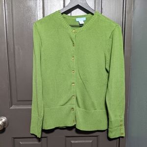 Jennifer Moore Green Cardigan